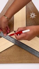 Quick hack for perfect wood lining🛠️