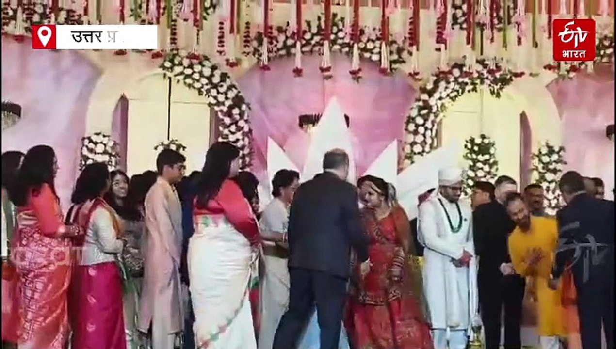झारखंड के राज्यपाल संतोष गंगवार के बेटे की शादी...
