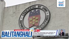 MMDA kung bakit 40.40% lang ang nagamit na pondo sa phase 1 ng Metro Manila Flood Management Project - Nagka-delay dahil sa Covid-19 pandemic | Balitanghali