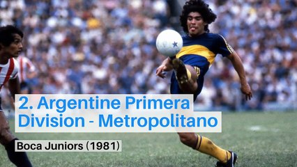 All trophies Maradona won as a footballer