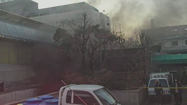 인천 주상복합 건물 지하 주차장 화재...150여 명 대피 / YTN