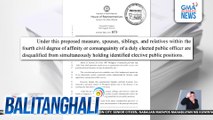 House speaker Dy at Rep. Sandro Marcos, naghain ng anti-political dynasty bill | Balitanghali