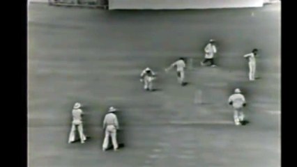 Karsan Gharvi 35 vs Pakistan 2nd innings of 3rd Test at Karachi in 1978