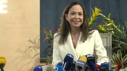 Machado justifica acciones militares estadounidenses tras recibir Nobel de Paz