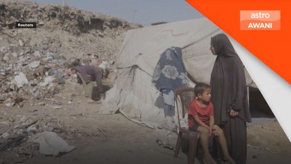 Rakyat Gaza maut, tiga bangunan runtuh akibat hujan lebat