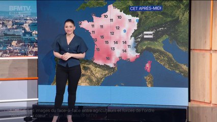 Un temps nuageux sur l'ensemble du territoire, du soleil entre le Sud-Ouest et le Massif central... La météo de ce vendredi 12 décembre
