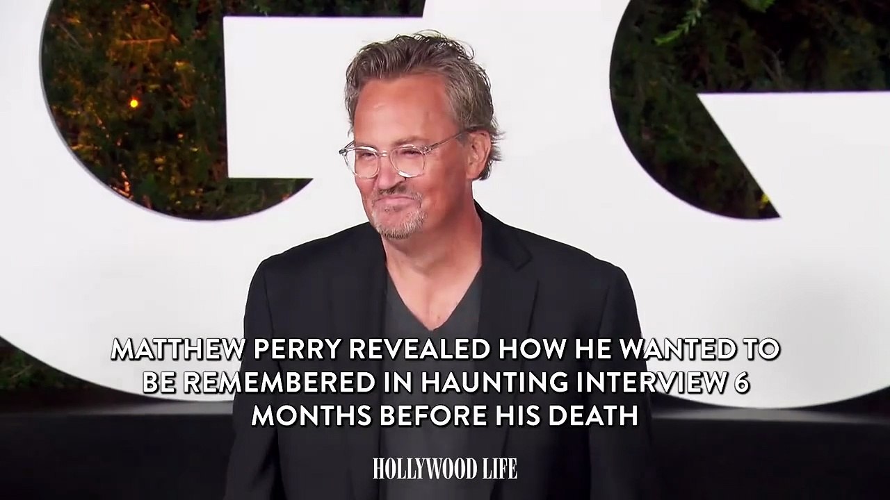 Matthew Perry Revealed How He Wanted to be Remembered in Haunting Interview 6 Months Before His Death
