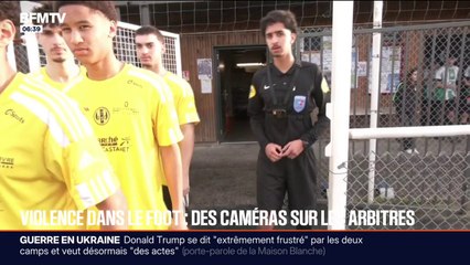 Face aux violences dans le foot amateur, certains clubs équipent leurs arbitres de caméras