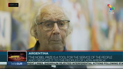 Nobel Peace Prize winner, Adolfo Perez statements on Corina Machado