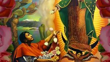 La Virgen de Guadalupe and San Juan Diego