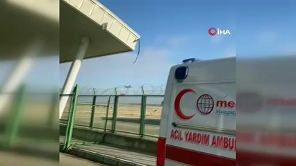 Ağrı'da yemek borusu gelişmeyen bebek ambulans uçakla Elazığ'a sevk edildi