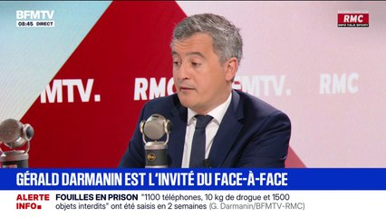 Permission de sortir d'un détenu de Vendin-le-Vieil: "Ça rend absurde un système de haute sécurité", déclare Gérald Darmanin