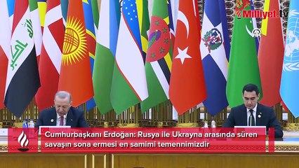 Cumhurbaşkanı Erdoğan: Rusya-Ukrayna savaşının sona ermesi temennimizdir