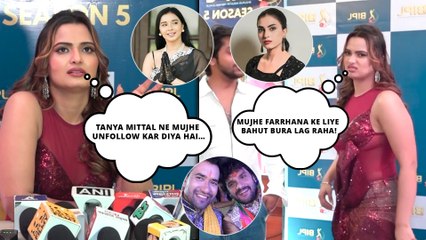 Tanya Mittal, Farhana, Khesari, Nirahua & Bhojpuri Industry Premier League - NEELAM GIRI's Dhamakedar Press Meet