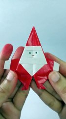 Origami Santa Tutorial | Quick & Easy Christmas Paper Craft 🎄✨