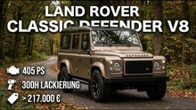 Classic Defender V8: Restauration trifft auf moderne Technik und Luxus