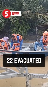 22 evacuated as floodwaters rise in Sandakan