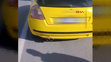 Polis lüks aracına çakar taktıran sürücüye fena çaktı: Üç ceza birden!