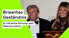 Donald Trump: Brisantes Geständnis - er hat keine Ahnung, was Melania macht