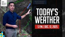Today's Weather, 5 P.M. | DEC. 12, 2025