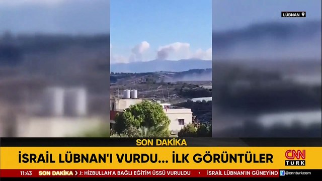 SON DAKİKA: İsrail yine Lübnan'ı vurdu