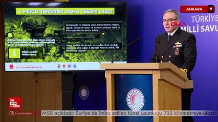 MSB açıkladı: Suriye’de imha edilen tünel uzunluğu 732 kilometreye ulaştı