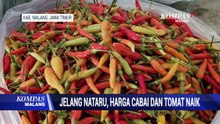 Jelang Nataru, Harga Cabai dan Tomat di Pasar Naik