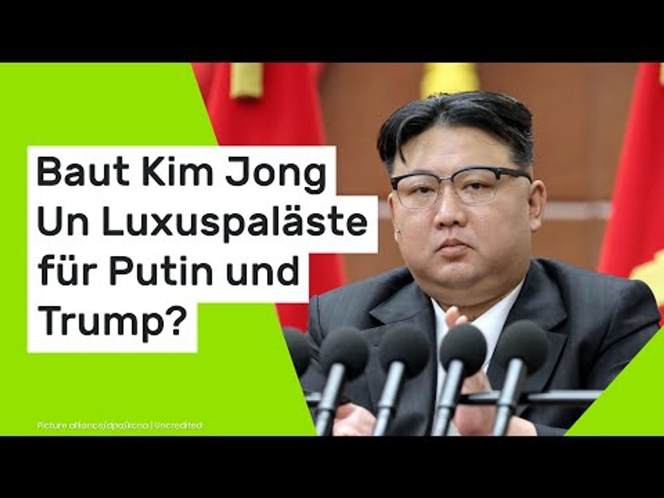 Satellitenbilder aus Nordkorea: Baut Kim Jong Un Luxuspaläste für Putin und Trump?