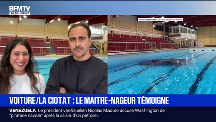 "D'un coup on entend un bruit sourd": les maitres-nageurs qui ont sauvé les occupantes de la voiture, qui a finit sa course dans la piscine, témoignent