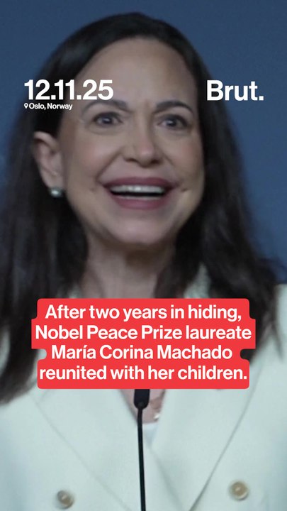 After two years in hiding,Nobel Peace Prize laureate María Corina Machado reunited with her children.