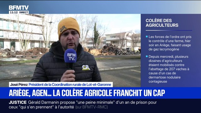 Colère agricole: On est en train de se coordonner nationalement pour faire une grosse action d'ampleur , assure le président de la coordination rurale de Lot-et-Garonne