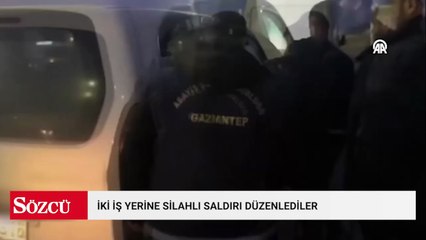 İki iş yerine silahla ateş edilmesine ilişkin 5 zanlı yakalandı