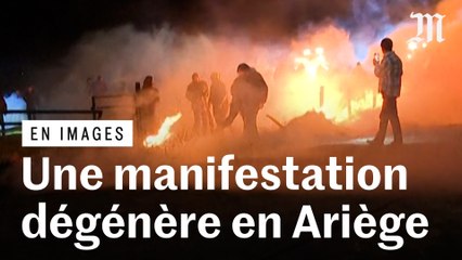 En Ariège, des affrontements entre manifestants et gendarmes dans une ferme