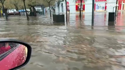 Una tromba de agua en Santander inunda varios puntos de la ciudad