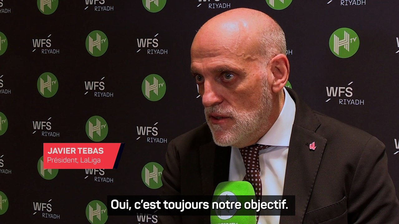 Tebas veut jouer des matches à l’étranger