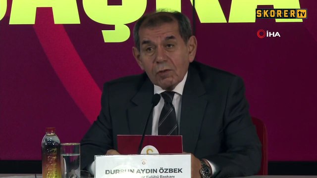 Galatasaray Başkanı Dursun Özbek'ten TFF Başkanı İbrahim Hacıosmanoğlu'na cevap: Sen başarıyı Monaco'ya diledin!