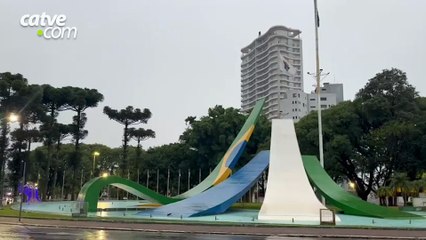 Sexta-feira com previsão de 66,5mm de chuva em Cascavel