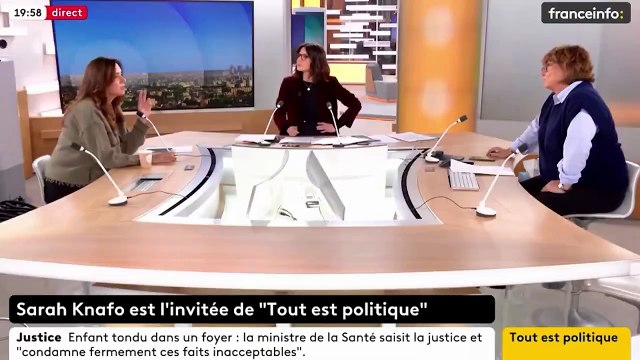 Invitée de la chaîne du service public Franceinfo pour parler de la privatisation de l’audiovisuel public, la députée Sarah Knafo ironise : Ne vous en faites pas, mesdames, vous serez reprises dans le privé - VIDEO