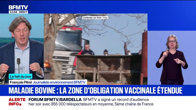 Dermatose bovine: la zone vaccinale étendue à 4 départements