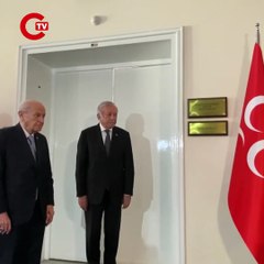 MHP Genel Başkanı Devlet Bahçeli ile Dem Parti heyetinin görüşmesi başladı