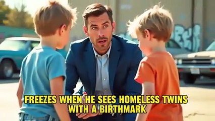 Emotional Reunion: Homeless Twins With Millionaire’s Birthmark Ask, “Are You Our Father?” | Viral Story 2025