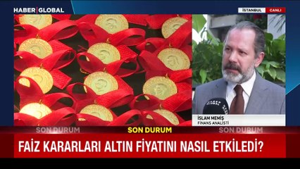 Altın artacak mı, düşecek mi? İslam Memiş değerlendirdi