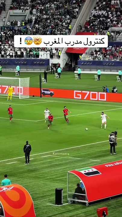 كنترول رهيب من مدرب المغرب