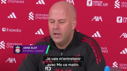 Liverpool - Slot : "Aucune raison de ne pas vouloir que Salah reste”