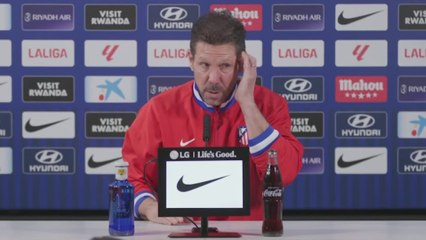 RUEDA de PRENSA de SIMEONE antes del ATLÉTICO DE MADRID VS VALENCIA