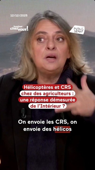Hélicoptères et CRS chez des agriculteurs : démesure dans la réponse de l’Intérieur ?