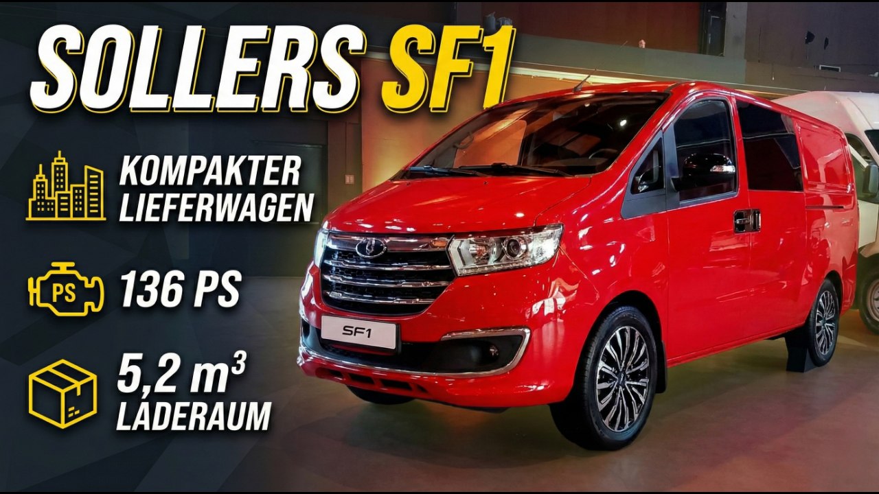 Neuer Sollers SF1 – Ideal für kleine Unternehmen und Stadtlogistik