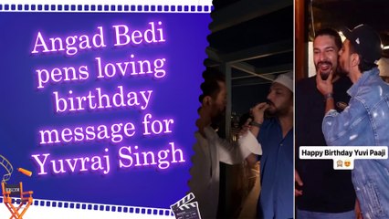 Angad Bedi celebrates Yuvraj Singh’s birthday with emotional video and sweet moments