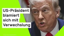 US-Präsident blamiert sich mit Verwechslung