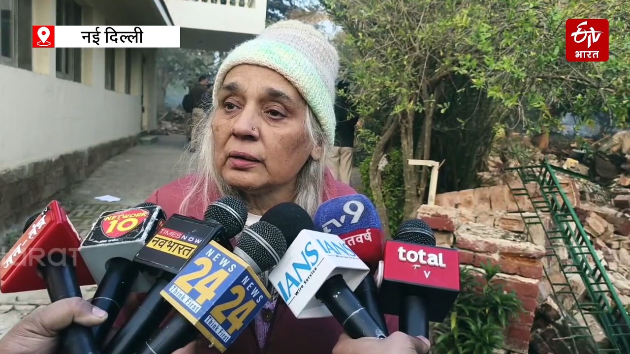 दिल्ली के सैनिक फार्म इलाके में चला DDA का बुलडोजर, आलीशान कोठी जमींदोज